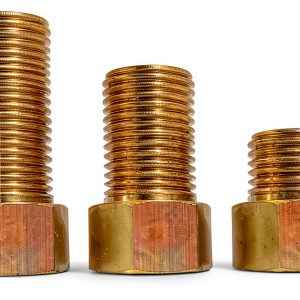 1/2 Male to 1/2 Female Brass Adapter by XJKLBYQ Pipe Fitting 3 Pack-0