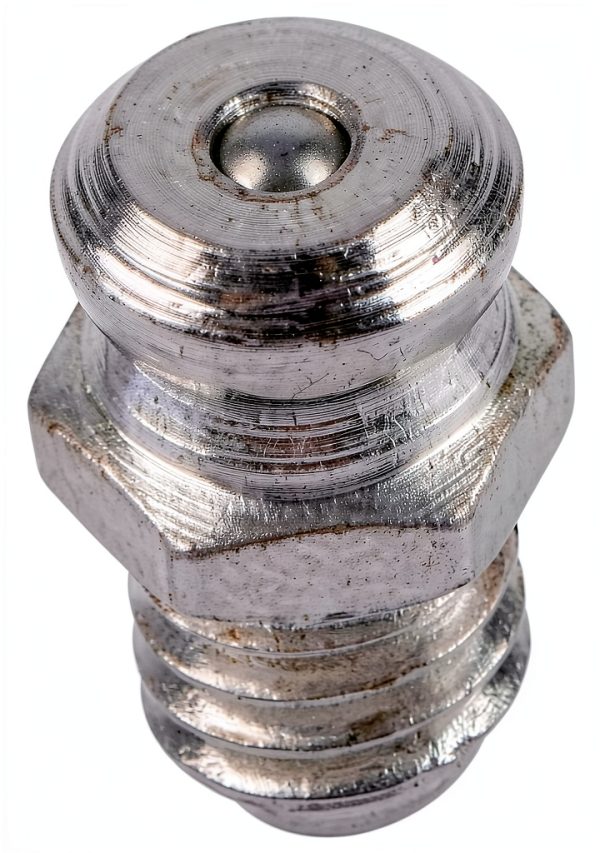 Steel Grease Nozzle Fitting M6 Straight Nipple 10-Pack Metal-8