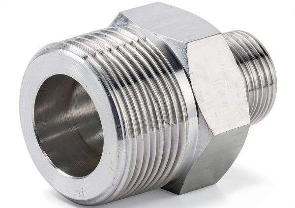 Avanty 304 Stainless Reducing Pipe Fitting 1" NPT to 1/2" NPT 3000psi-2