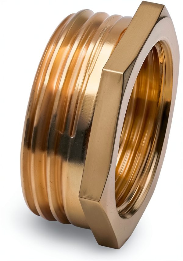 Brass Bushing NPT 1" x 3/4" Lead-Free Fittings Metalandbrassco-3