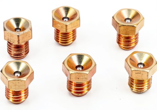 LOT 20 M8x1mm Metric Flush Grease Zerk Nipple Fitting for Machines-1