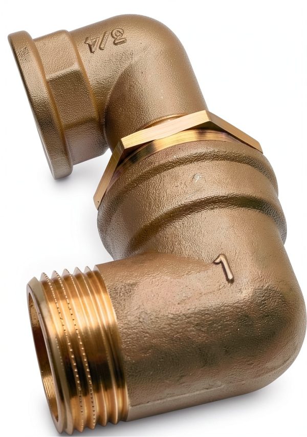 Brass Bushing NPT 1" x 3/4" Lead-Free Fittings Metalandbrassco-6