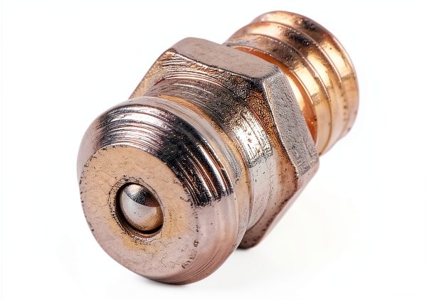 Steel Grease Nozzle Fitting M6 Straight Nipple 10-Pack Metal-3