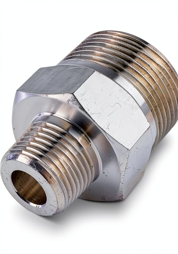 Avanty 304 Stainless Reducing Pipe Fitting 1" NPT to 1/2" NPT 3000psi-0