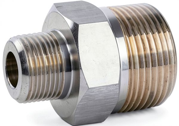 Avanty 304 Stainless Reducing Pipe Fitting 1" NPT to 1/2" NPT 3000psi-4