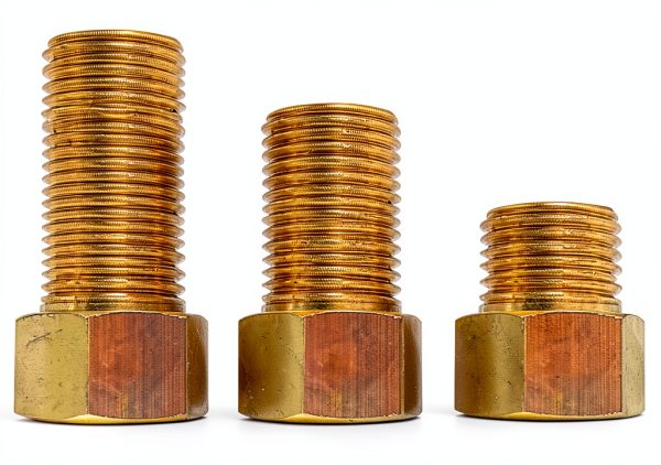1/2 Male to 1/2 Female Brass Adapter by XJKLBYQ Pipe Fitting 3 Pack-1