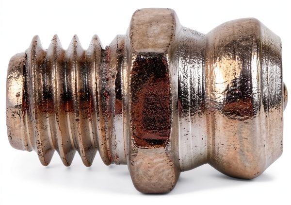 Steel Grease Nozzle Fitting M6 Straight Nipple 10-Pack Metal-4