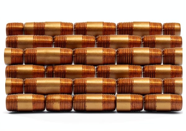 1/2" Female NPT x 3/8" Male NPT Brass Reducer – 5 Pack by FloFlex-6